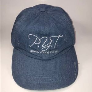 Distressed Jean baseball hat